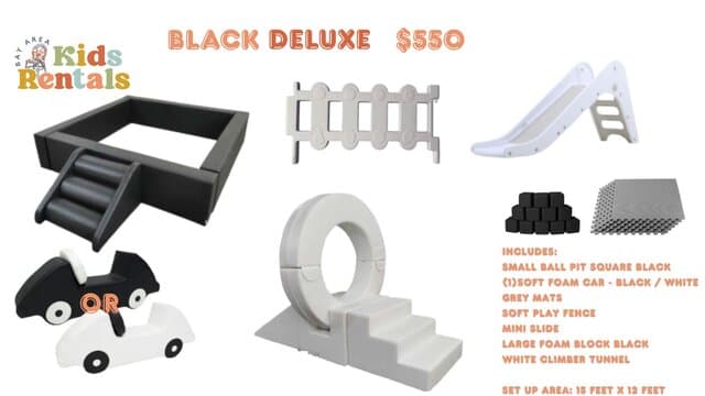 Black Deluxe Soft Play Package