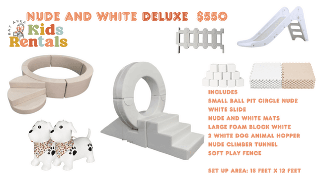 Nude and White Deluxe Soft Play Package