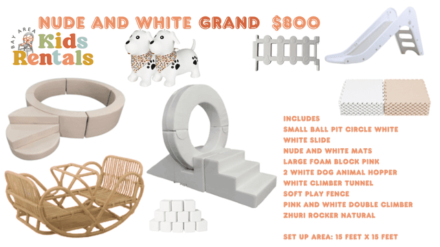 Nude and White Grand Soft Play Package