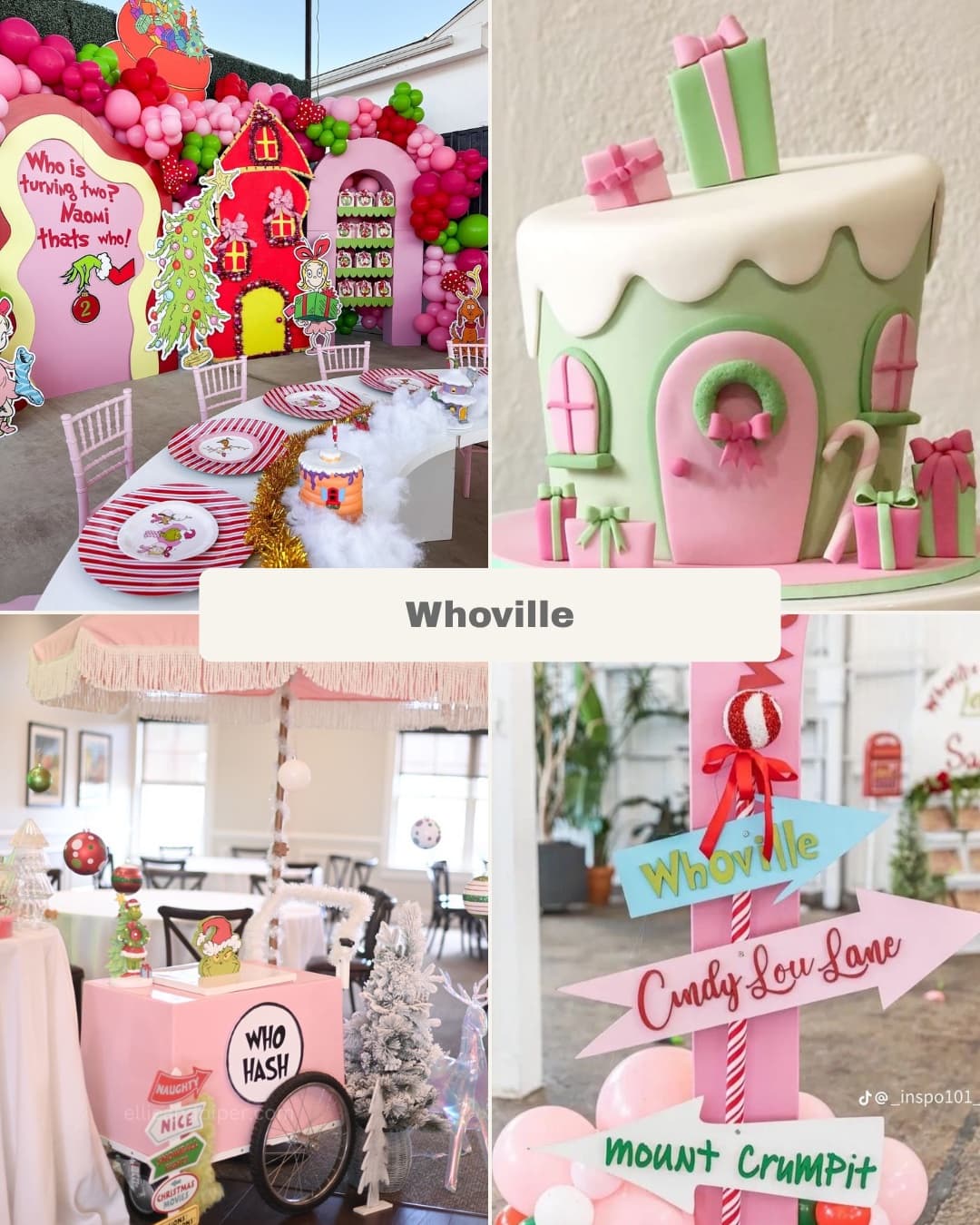 Whoville party styled by Bay Area Kids Rentals