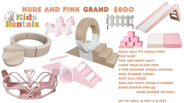 Nude and Pink Grand Soft Play Package